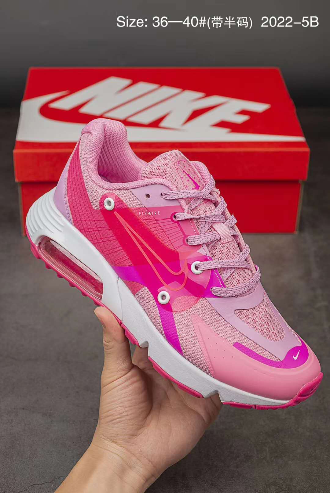 Women Nike Alfia 5000 2090 Pink White Shoes